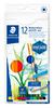 Crayons de couleur aquarellables Staedtler, set de 12