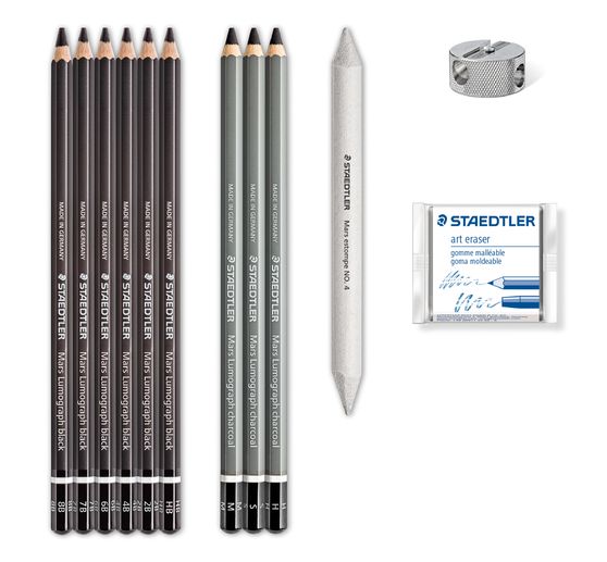 Assortiment de crayons fusains Staedtler