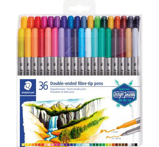Staedtler Double fiber pens, set of 36