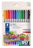 Feutres double pointe Staedtler Noris, set de 12