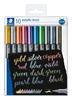 Staedtler Metallic brush marker, set of 10