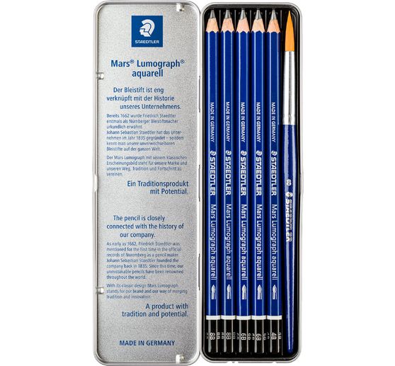Staedtler Pencils Mars Lumograph Aquarelle, 5 pcs.