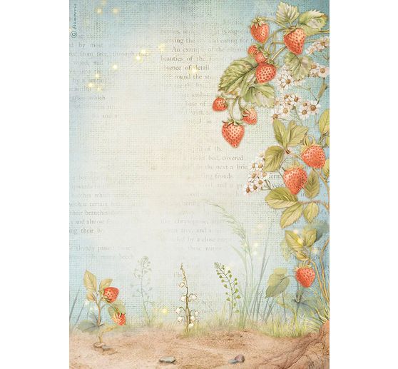 Assortiment de soies de paille à motifs « Hidden Grove »