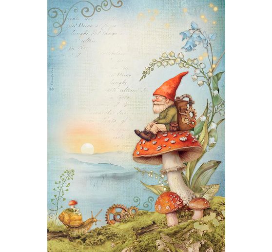 Assortiment de soies de paille à motifs « Hidden Grove »