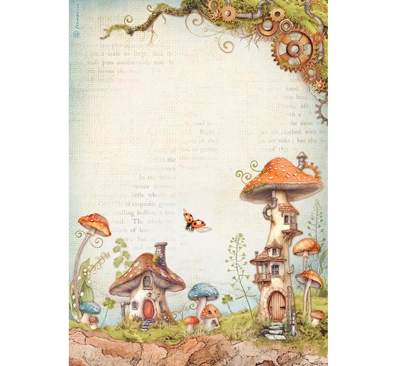 Assortiment de soies de paille à motifs « Hidden Grove »