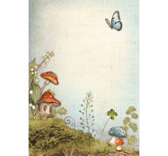 Soies de paille à motifs Backgrounds « Hidden Grove »