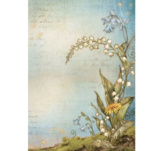 Soies de paille à motifs Backgrounds « Hidden Grove »