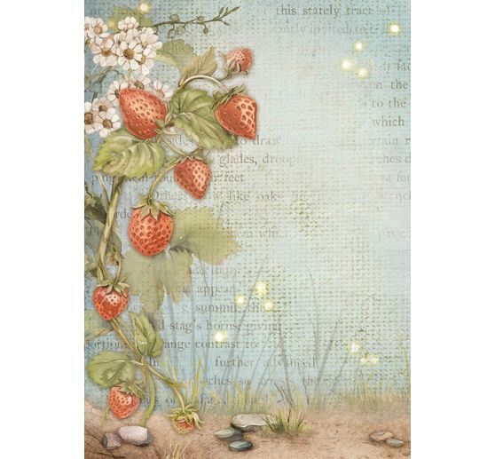 Soies de paille à motifs Backgrounds « Hidden Grove »