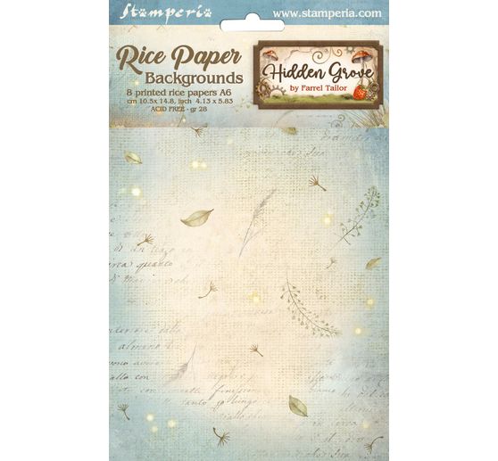 Soies de paille à motifs Backgrounds « Hidden Grove »