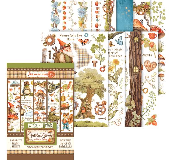 Washi Pad "Hidden Grove"