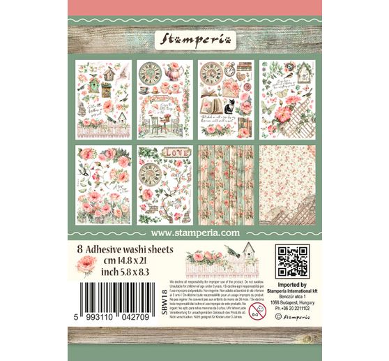 Washi Pad "House of Roses"
