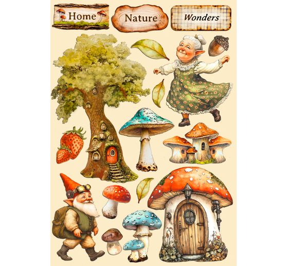 Lasercut motifs "Hidden Grove"