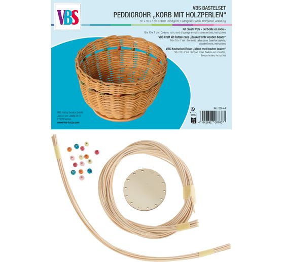 Kit créatif VBS « Corbeille en rotin »