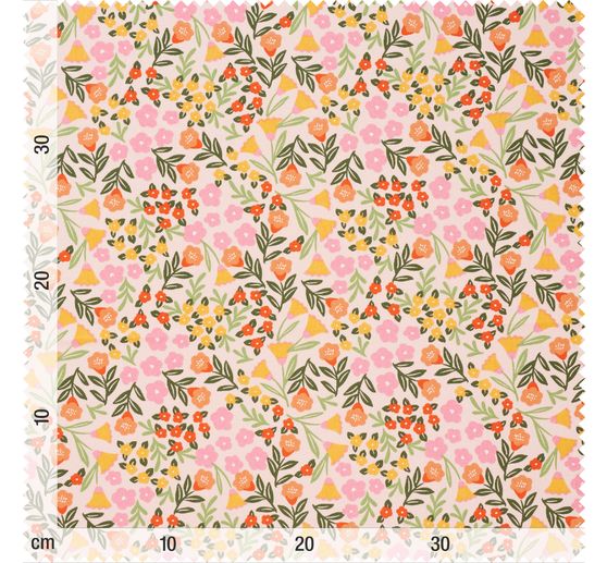 Cotton fabric "Flowers Colour Crush"