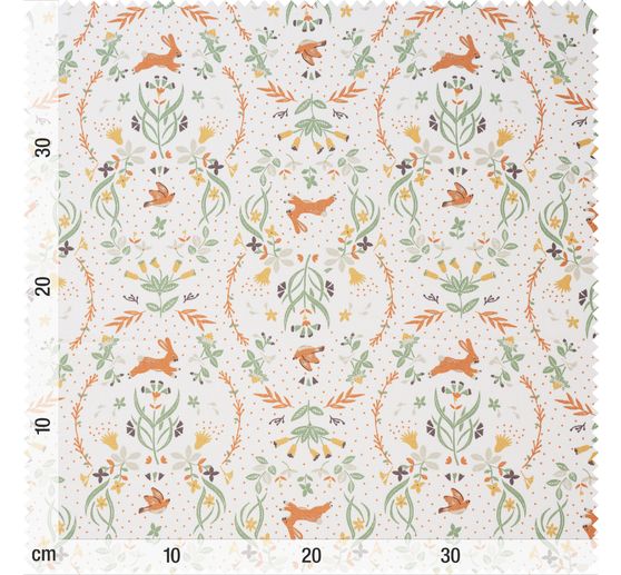 Tissu coton au mètre « Lapins »