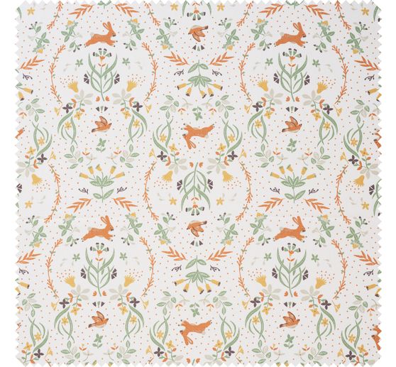 Tissu coton au mètre « Lapins »