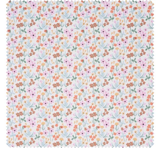 Cotton fabric "Tiny Garden-Flowers"