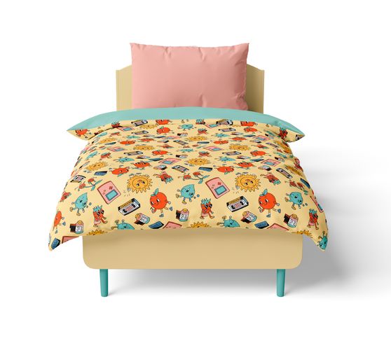Tissu coton au mètre « Retro Friends »