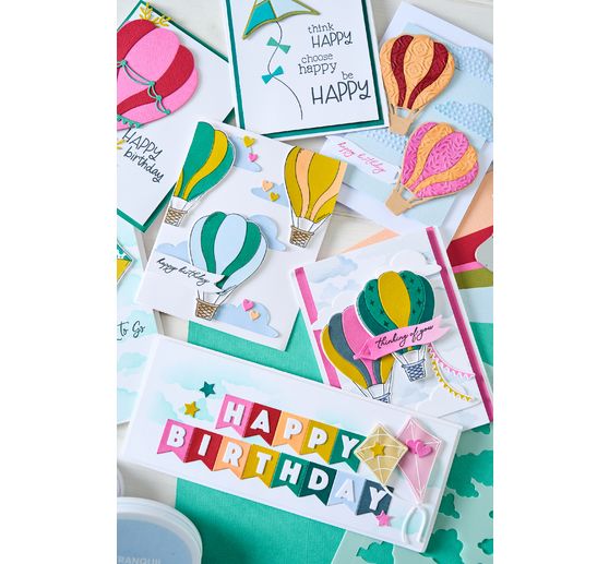 Sizzix Thinlits gabarit d'estampe "Birthday Bunting by Catherine Pooler"