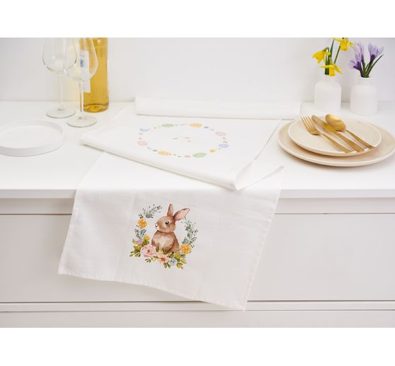 Chemin de table UNI, coton
