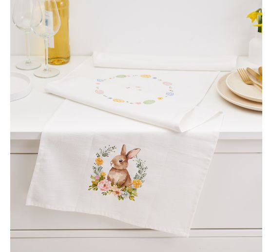 Chemin de table UNI, coton