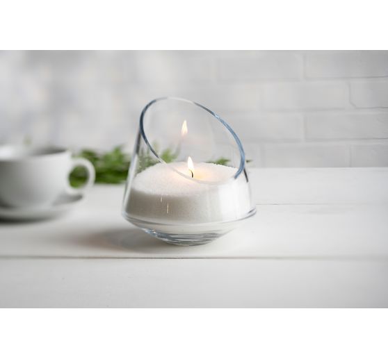 Sable à bougies, parfumé, set incluant 4 mèches