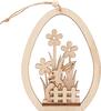 VBS Wooden building kit egg pendant "Bunny with egg"