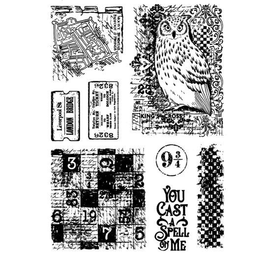 Silicone stamp "Wizard Academy", Magic Spell