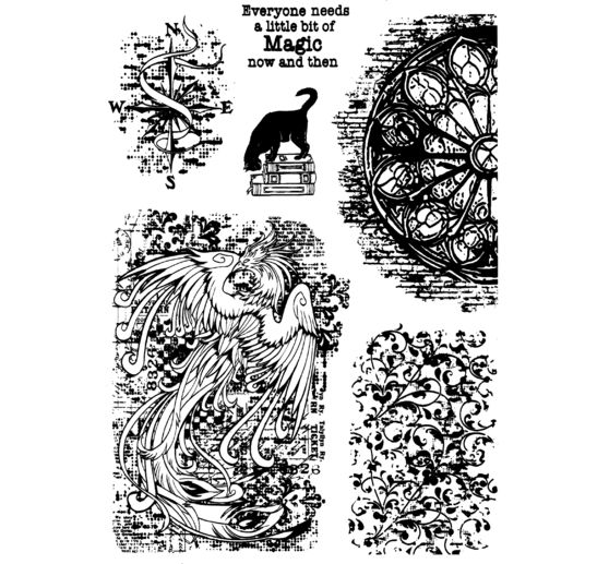 Silicone stamp "Wizard Academy", Enchantments