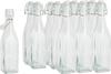 Bouteilles en verre à fermeture mécanique VBS XXL « Forme carrée », 500 ml,12 pc.