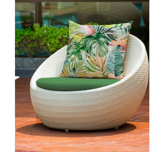 Motif fabric linen look "Riviera"