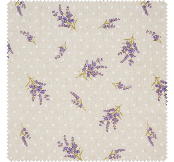 Motif fabric linen look "Provence"