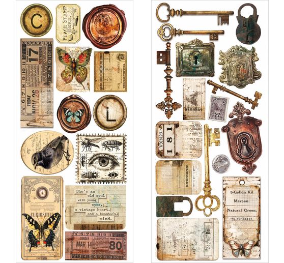Art Stickers "Cabinet of Curiosities"