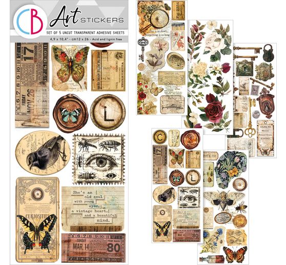 Art Stickers "Cabinet of Curiosities"