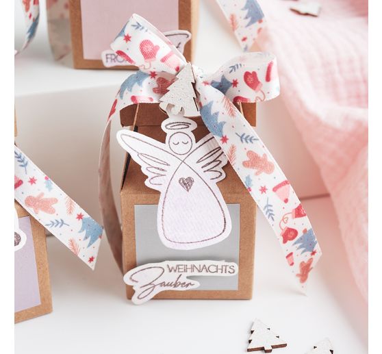 Satin ribbon "Winter Wonderland"
