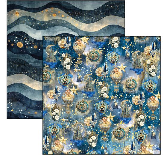 Papier de scrapbooking "Celestial"