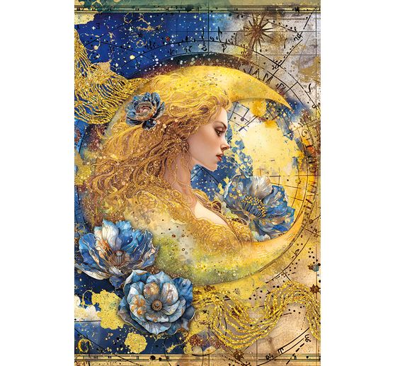 Assortiment de soie de paille à motifs "Celestial", 4 pièces