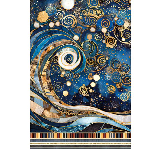 Assortiment de soie de paille à motifs "Celestial", 4 pièces