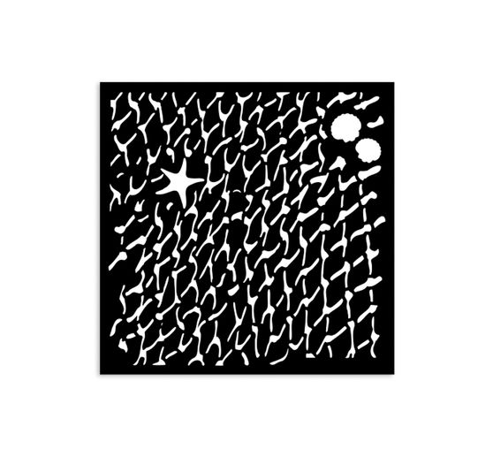 Stencil "Silent Sea - Net"