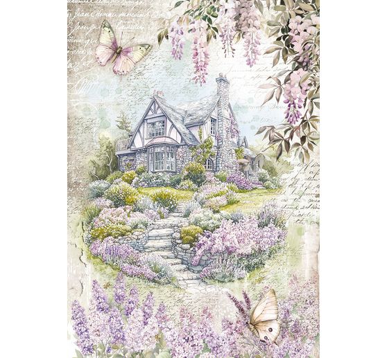 Assortiment de soie de paille à motifs "Secret Garden", set de 8 pièces