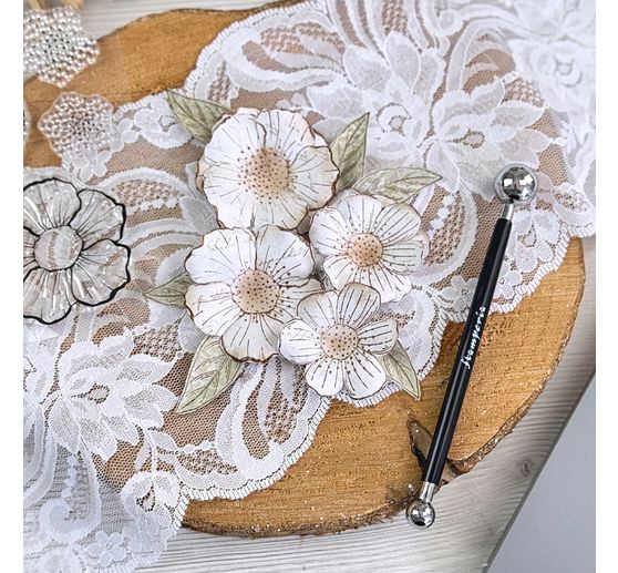 Tampons Clear Stamps "Timeless - Flowers"