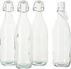 Bouteilles en verre à fermeture mécanique VBS « Forme ronde », 900 ml, 4 pc.