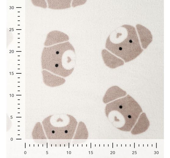 Tissu polaire double au mètre « Cute Dog »