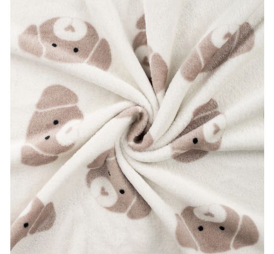 Tissu polaire double au mètre « Cute Dog »