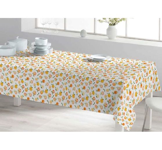Tissu coton au mètre « Oranges », enduction acrylique