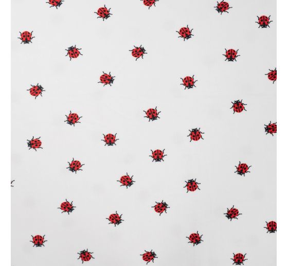 Tissu jersey polyester chilly print « Coccinelle »