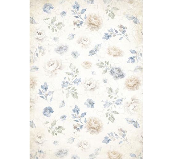 Soie de paille à motifs Backgrounds "Timeless", DIN A6, set de 8 pièces