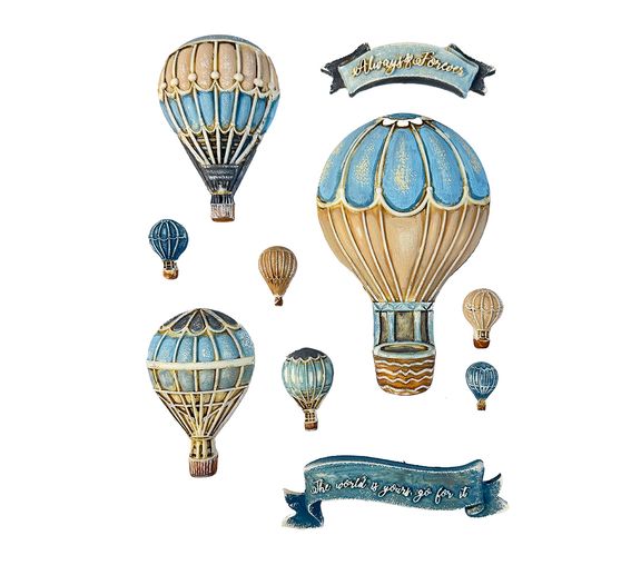 Moule souple A5 « Timeless - Balloons »