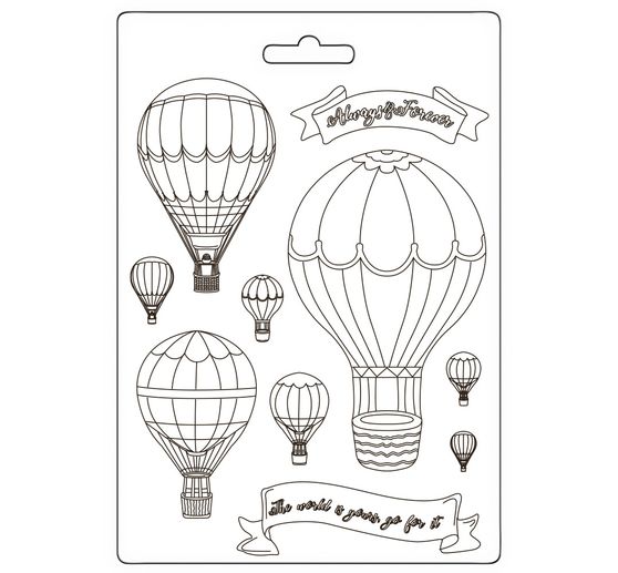 Moule souple A5 « Timeless - Balloons »
