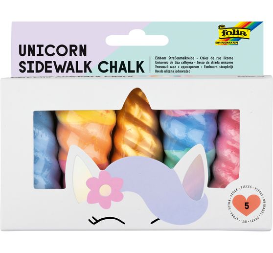 Craie de trottoir « Licorne »